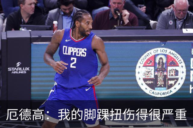 厄德高：我的脚踝扭伤得很严重